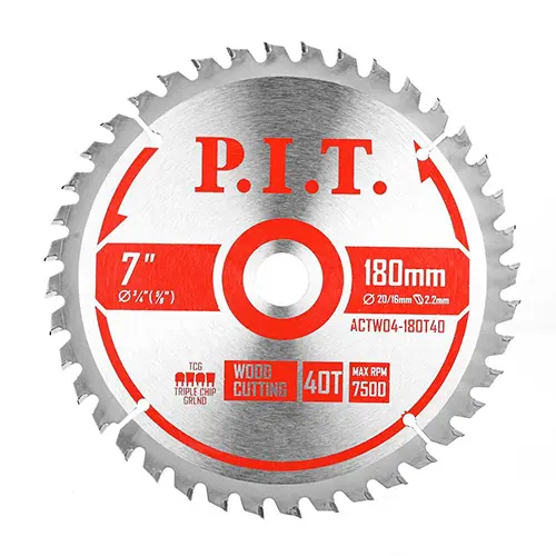 Диск пильный 180*20/16*1,4*40T PIT